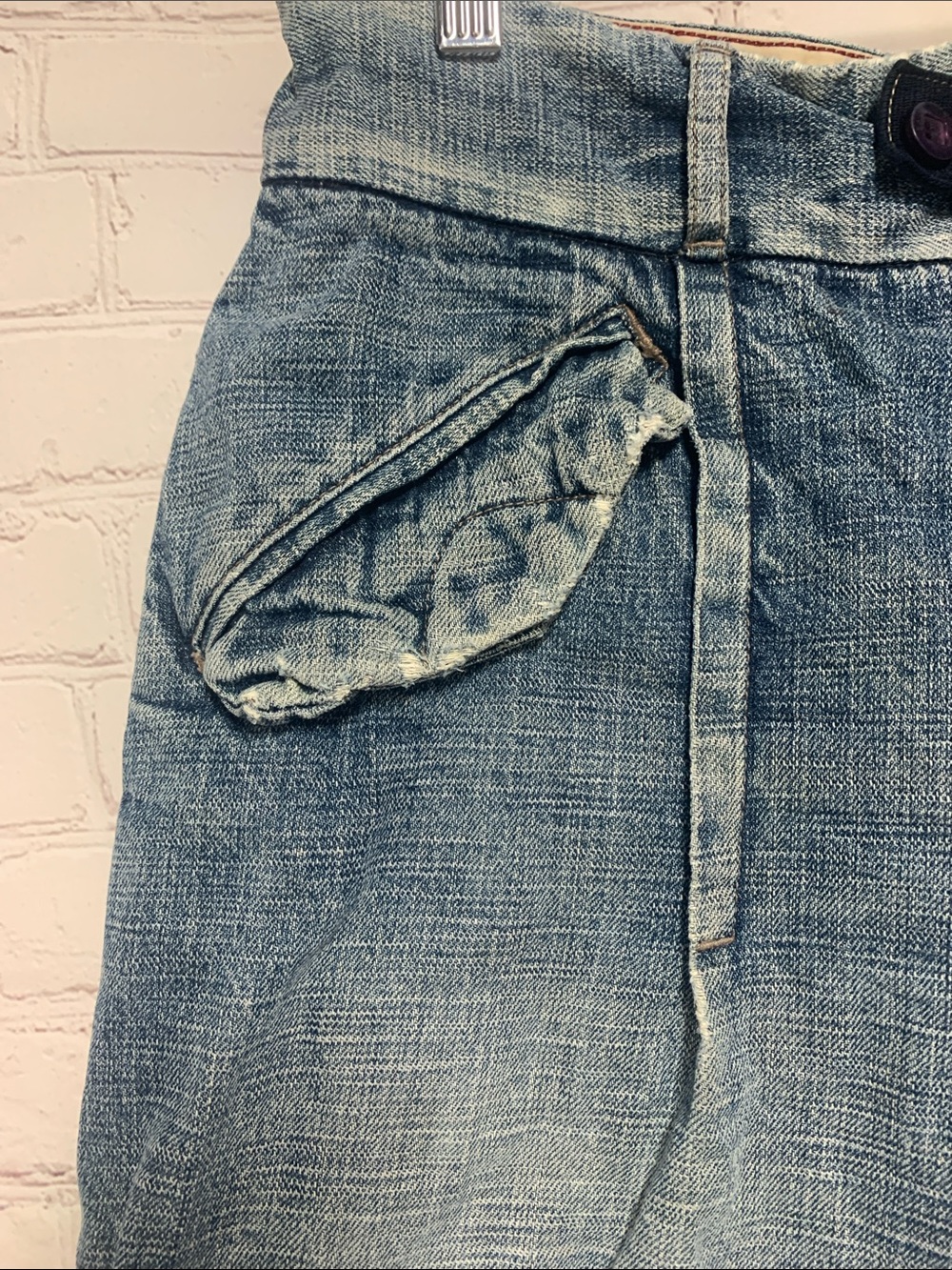 Vintage Le Jean de Marithe Francois Girsaud Skater Baggy Jeans 32 x 32 - Picture 3 of 8